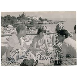 Alain Delon and Romy Schneider