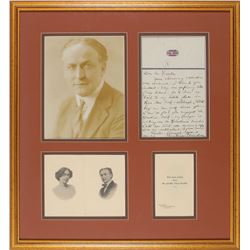 Mrs. Harry Houdini Autograph Letter Signed