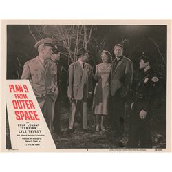 Collection of Three Plan 9 From Outer Space Lobby Cards