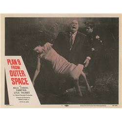 Pair of Plan 9 From Outer Space Lobby Cards