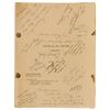 Image 1 : The Man in the Iron Mask Cast Signed Script