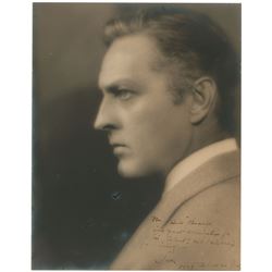 John Barrymore Signed Photograph