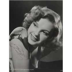 Judy Garland Signed Photograph