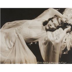 Rita Hayworth Signed Photograph