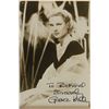 Image 1 : Grace Kelly Signed Photograph