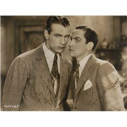 Gary Cooper and Fredric March Signed Photograph