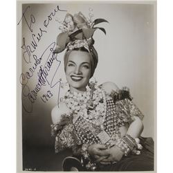 Carmen Miranda Signed Photograph