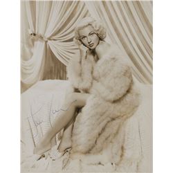 Lana Turner Signed Photograph
