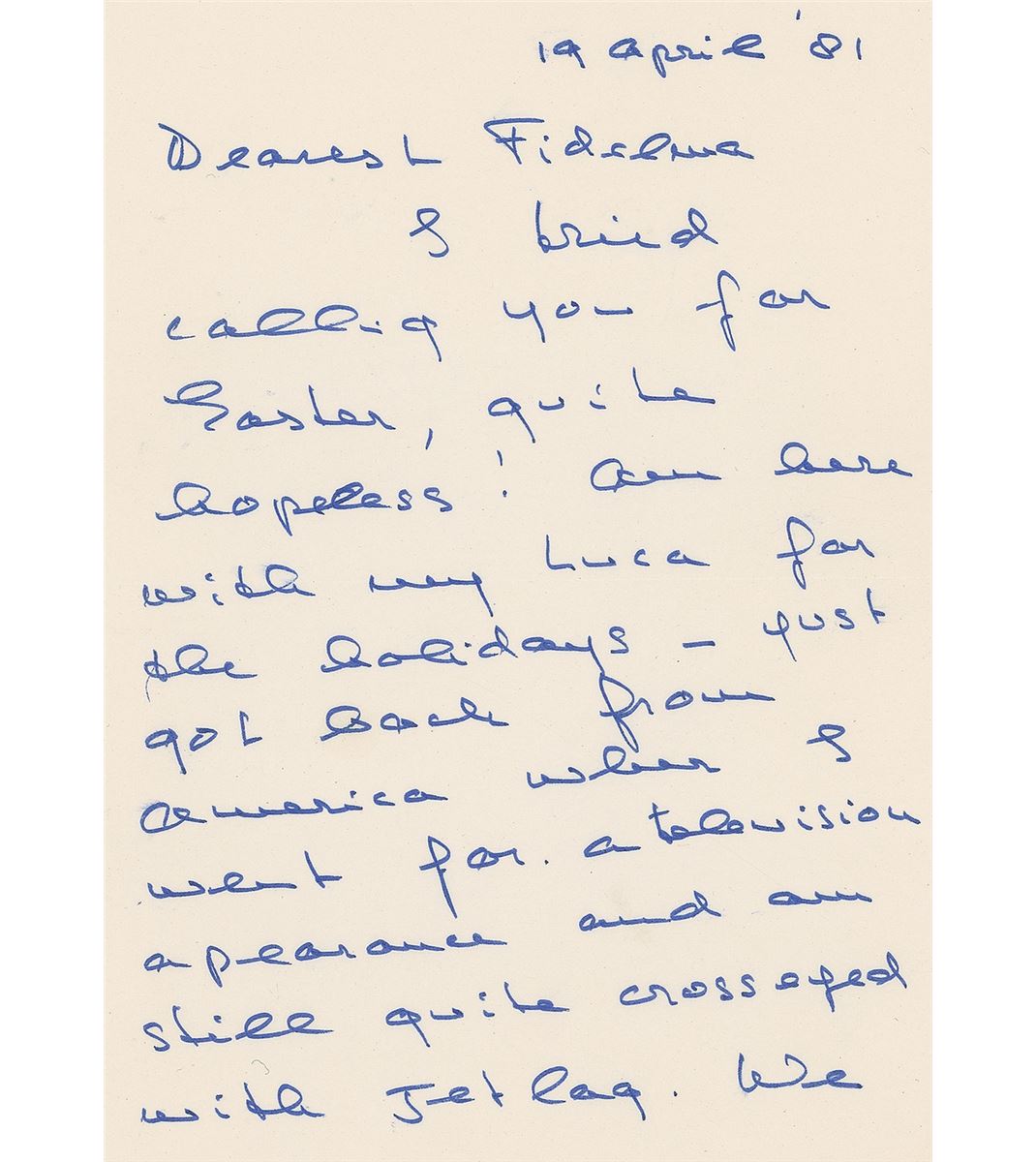 Audrey Hepburn Autograph Letter Signed