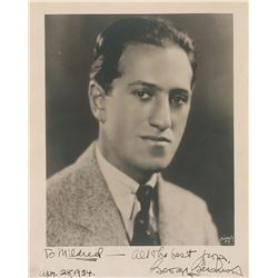 George Gershwin Signed Photograph
