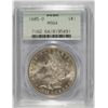 Image 1 : 1885-O MORGAN DOLLAR PCGS MS-64  OLD GREEN HOLDER