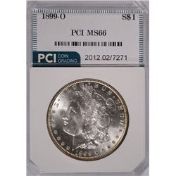 1899-O MORGAN SILVER DOLLAR, PCI MS-66 WHITE!!