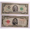 Image 1 : 1928 $5 RED SEAL & 1976 $2 FRN