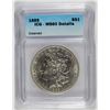 Image 1 : 1885 MORGAN DOLLAR ICG MS-60 CLEANED