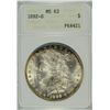 Image 1 : 1892-O MORGAN DOLLAR ANACS MS-63