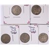 Image 1 : (5) THREE CENT NICKELS (66, 68, 69, 72, 81)