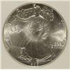 Image 2 : 1986 AMERICAN SILVER EAGLE, PCI MS-70 PERFECT!  BOOKS FOR $800.00