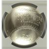 Image 3 : 2014 BASEBALL HALL OF FAME SILVER DOLLAR, NGC MS-70!  WOW!!