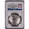 Image 1 : 2014 BASEBALL HALL OF FAME SILVER DOLLAR, NGC PROOF-70 ULTRA CAMEO  WOW!!