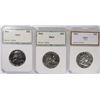 Image 1 : (3) SLABBED PROOF FRANKLIN HALF DOLLAR'S (61, 62, 63)
