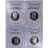 Image 1 : (4) PROOF KENNEDY HALF DOLLAR'S (76-S, 84-S, 85-S, 96-S) PCGS PR-69 DCAM