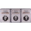 Image 1 : (3) SILVER PROOF KENNEDY HALF DOLLAR'S (01-S, 03-S, 06-S) NGC PF-68/69