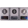 Image 2 : (3) SILVER PROOF KENNEDY HALF DOLLAR'S (01-S, 03-S, 06-S) NGC PF-68/69