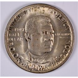 1947 BOOKER T WASHINGTON COMMEN HALF DOLLAR CH UNC