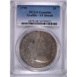 1799 BUST DOLLAR PCGS VF DETAILS