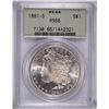 Image 1 : 1881-S MORGAN DOLLAR PCGS MS-66 (OGH)