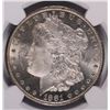Image 2 : 1881-CC MORGAN DOLLAR NGC MS-65