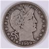 Image 1 : 1909 BARBER HALF DOLLAR, VF