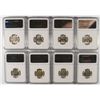 Image 2 : LOT OF ( 8 ) 1943-P JEFFERSON NICKELS. NGC MS-66