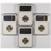 Image 2 : LOT OF ( 4 ) 1943-S JEFFERSON NICKELS, NGC MS-66