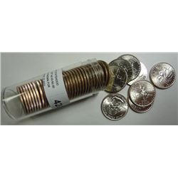 BU ROLL OF 2003-P ILLINOIS STATEHOOD QUARTERS TOUGH ROLL!