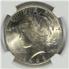 Image 2 : 1923 PEACE SILVER DOLLAR NGC MS-66 VERY NICE