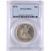 Image 1 : 1878 SEATED LIBERTY HALF DOLLAR PCGS PR-61