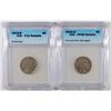 Image 1 : 1915-S ICG F-12 DETAILS SCRATCHED, & 16-S ICG VF-35 RIM DAMAGE BUFFALO NICKELS
