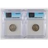 Image 2 : 1915-S ICG VG-10 CLEANED SCRATCHED, & 17-S ICG F-15 CLEANED BUFFALO NICKELS