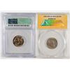 Image 2 : 1938-D ICG MS-66, & 29-S ANACS AU-50 SCRATCHED, CLEANED BUFFALO NICKELS