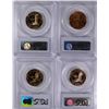 Image 2 : (4) SLABBED PROOF SACAGEWEA DOLLAR'S (00-S, 01-S, 02-S, 04-S) PCGS PR-69'S DCAM