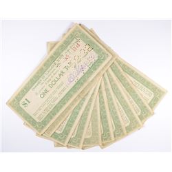 (10) DEPRESSION SCRIPT CLAY COUNTY, KS ($1)