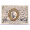Image 2 : 1863 FIFTY CENT US FRACTIONAL NOTE CGA 65 (STAR)