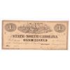 Image 1 : 1863 $1 STATE OF NORTH CAROLINA