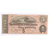 Image 1 : 1864 $5 CONFEDERATE STATES OF AMERICA