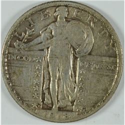 1918-D STANDING LIBERTY QUARTER, VF++