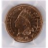 Image 2 : 1864 COPPER NICKEL INDIAN CENT PCGS MS-63