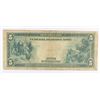 Image 2 : 1914 $5 FEDERAL RESERVE NOTE F/VF