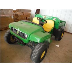2007 JOHN DEERE TS GATOR 4X2, S/N WO4X2SD020110, DUMP BED, METER READING 2,968 HOURS