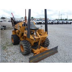 CASE 360 TRENCHER, S/N JAF0225620, DEUTZ DIESEL ENGINE, BACKFILL BLADE, ROLL BAR, METER READING 24 H